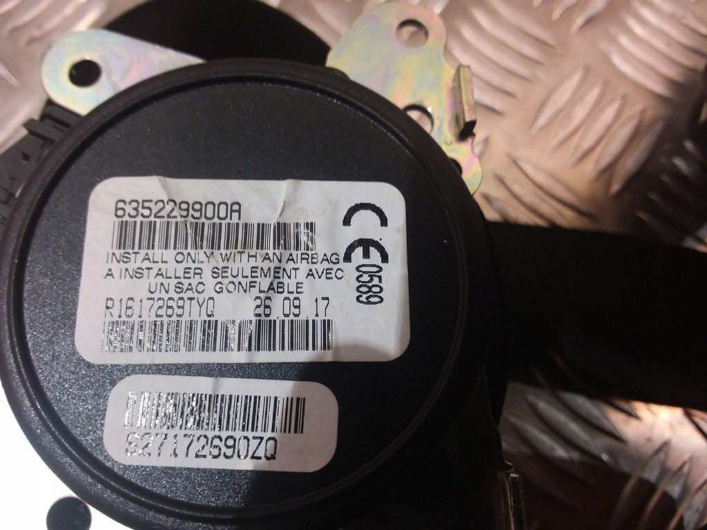 Bmw x6 f16 2017 перед сторона правый  ремень безопасности сиденье передний Недорого