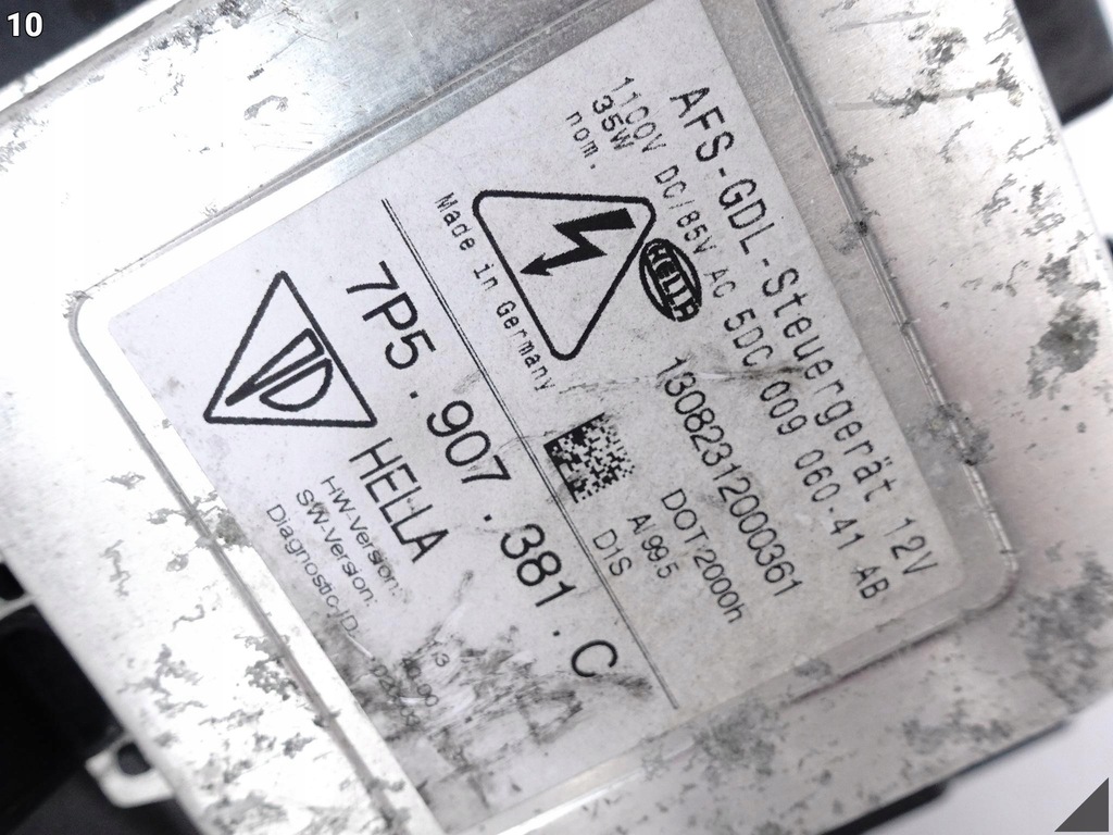 фото №11, Porsche cayenne 7p5 10-14 gts / turbo ксенон лампа права перед eu bez led