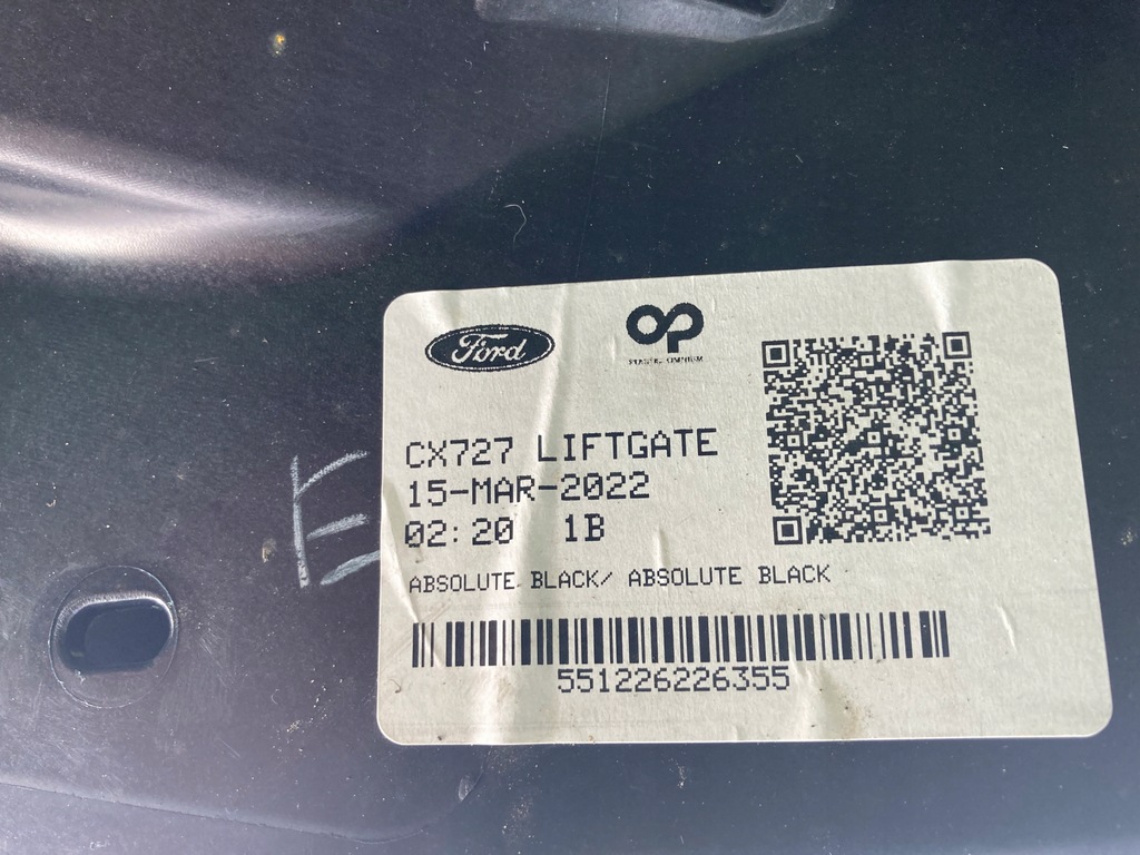 фото №16, Ford mustang mache mach-e lj8b-r40405-ad крышка багажника задняя