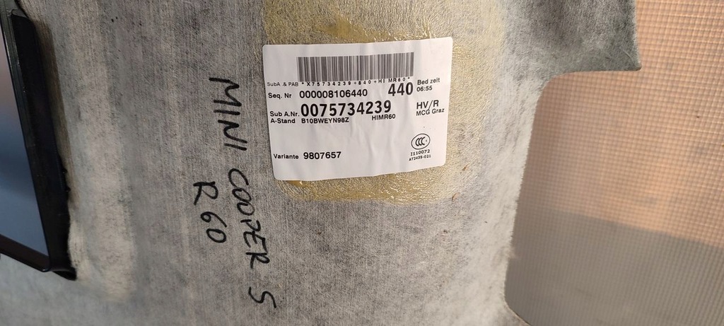 фото №8, Стеля mini cooper r60s countryman