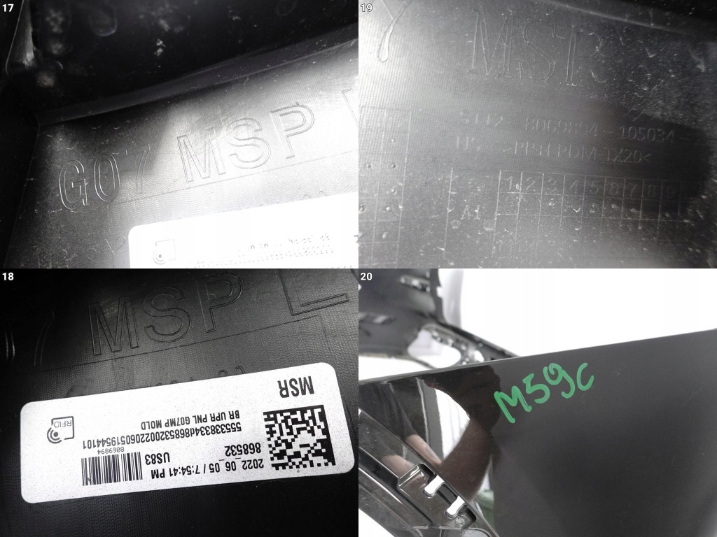 фото №12, Bmw x7 g07 m-pakiet 18- бампер задняя pdc