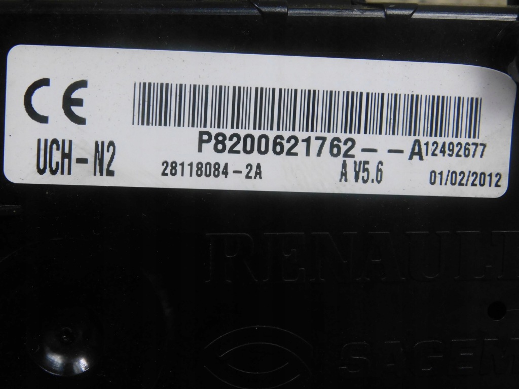 фото №3, 8200621762a модуль bsi uch-n2 renault clio ii lift