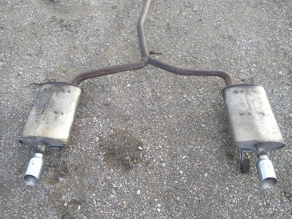 фото №6, Выхлоп kompletny конечный глушители насадки средний ford flex 2013-