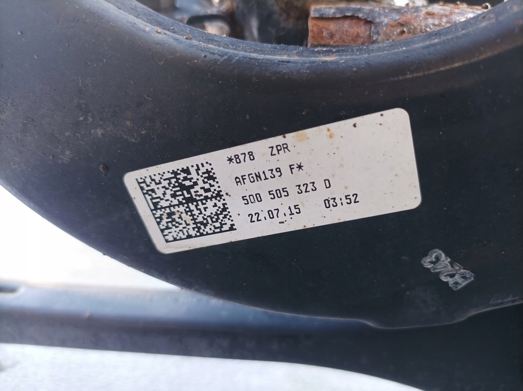 фото №8, Audi s3 8v подрамник подрамник задняя 5q0505235k 5q0505323d 5q0505311d