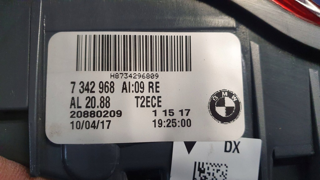 фото №8, Лампа задняя правая bmw 7 g11 w крышка 7342968 15-