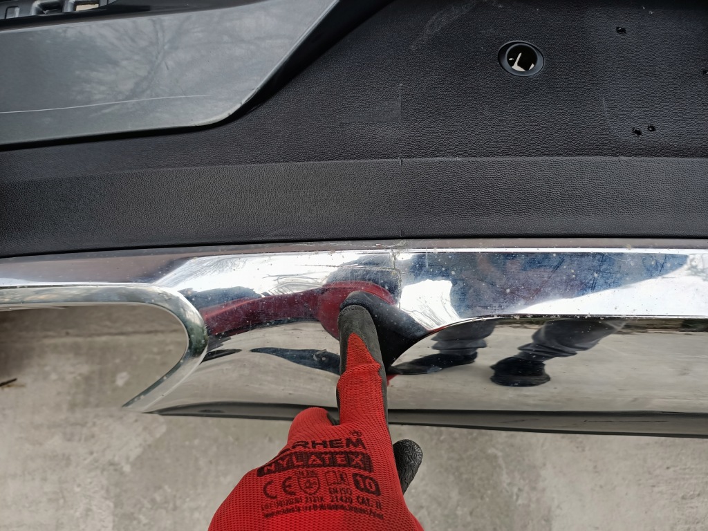 Mercedes gle w292 a2928850025 бампер задні a2928850125 + дифузор + хром Оригінал