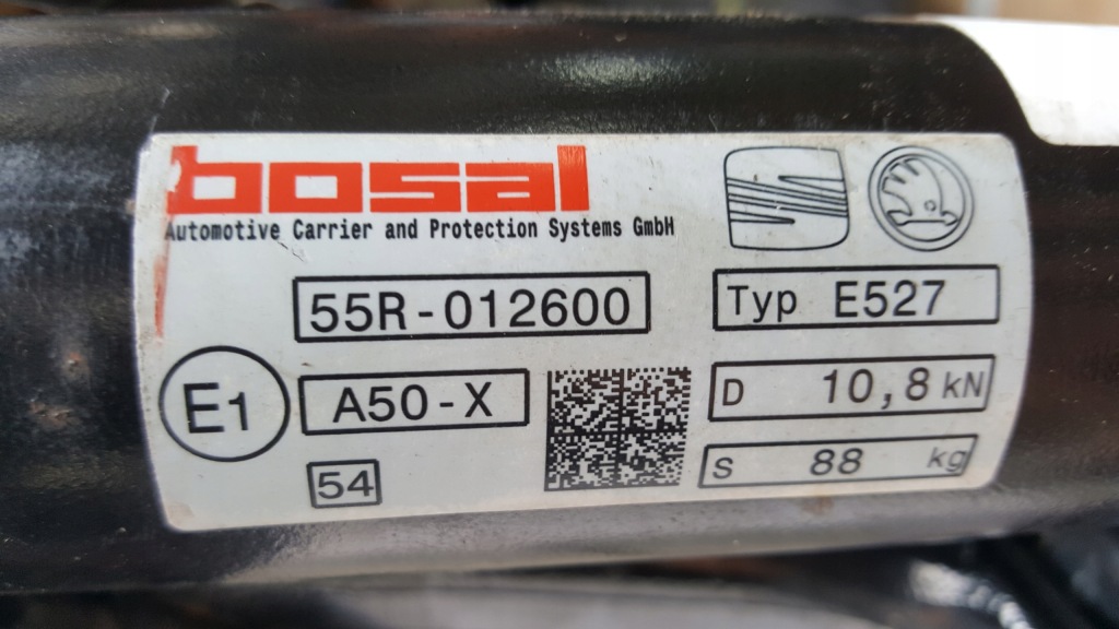 Seat ateca skoda фаркоп  буксирувальний електричний електропроводка 575803880a комплект Доставка