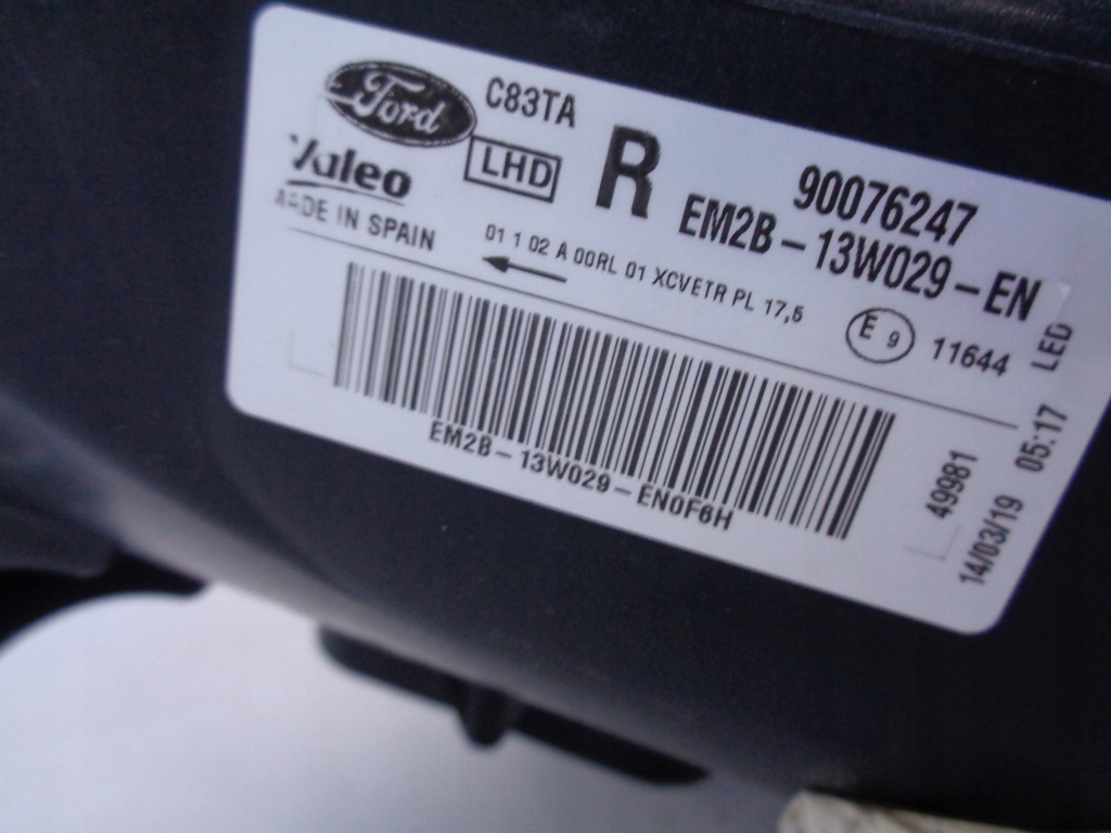 фото №8, Лампа права фара ford galaxy mk4 15- full led