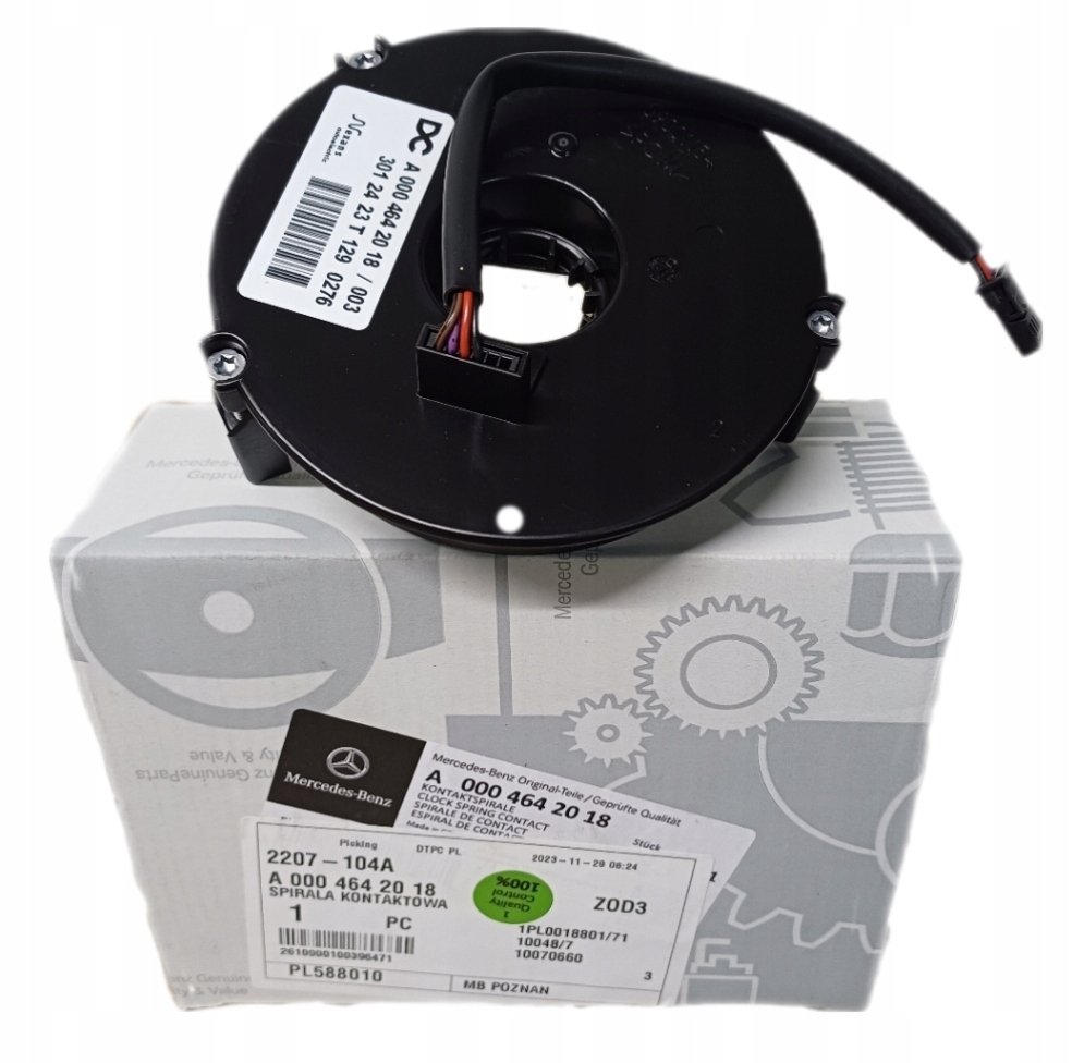 фото №1, Стрічка спіраль pod кермо шлейф actros mp4 atego