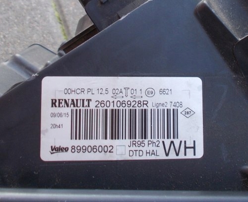 фото №11, Лампа права передня лінза renault scenic iii lift 2013r-