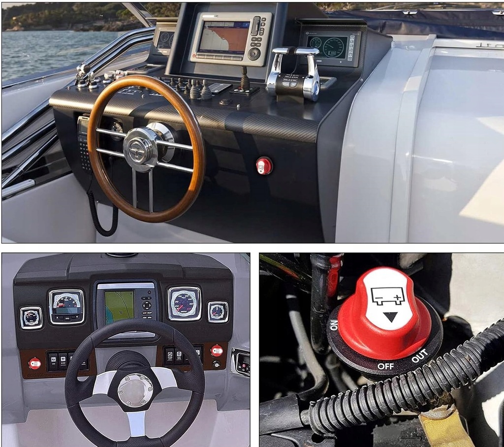 фото №9, Hebel главный выключатель аккумулятор odłącznik массы тока 200a 12v 24v 32v