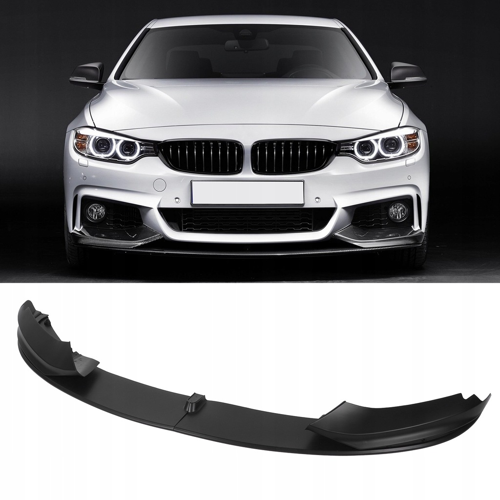 фото №5, 4 szt. спойлер передній бампера дефлектор спліттер pasuje do serii 4