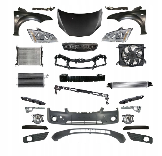 фото №1, Ford focus ii 2 2004-2008 da_ kompletny перед pas