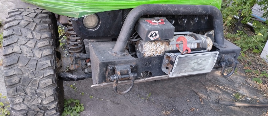 фото №7, Jeep wrangler jk бампер передний сталь лебёдка warn плита защита двигателя