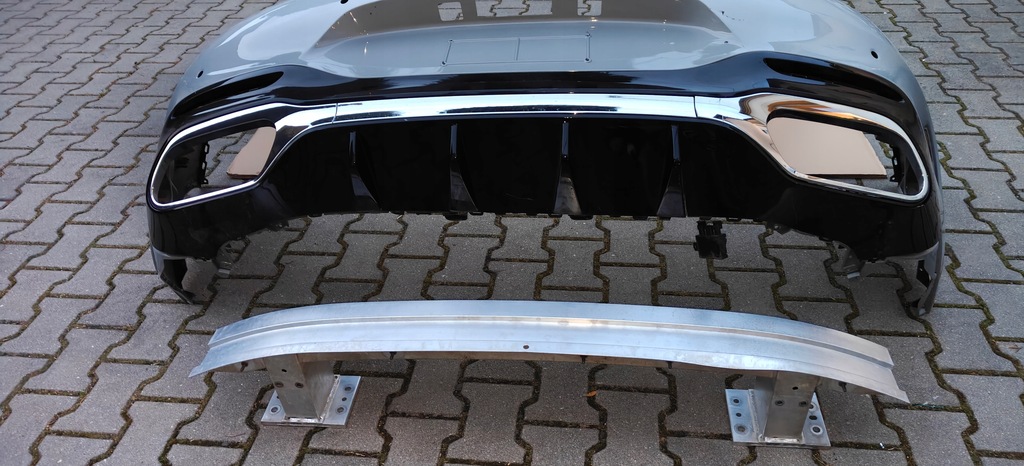 фото №6, Mercedes sl w232 a232 r232 бампер балка задняя диффузор amg 63 43 amg