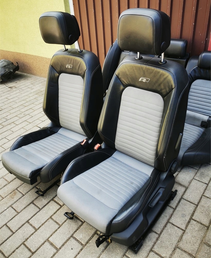 фото №7, Vw passat b8 kombi r-line 14-19 сиденья заднее сиденье салон демонтаж