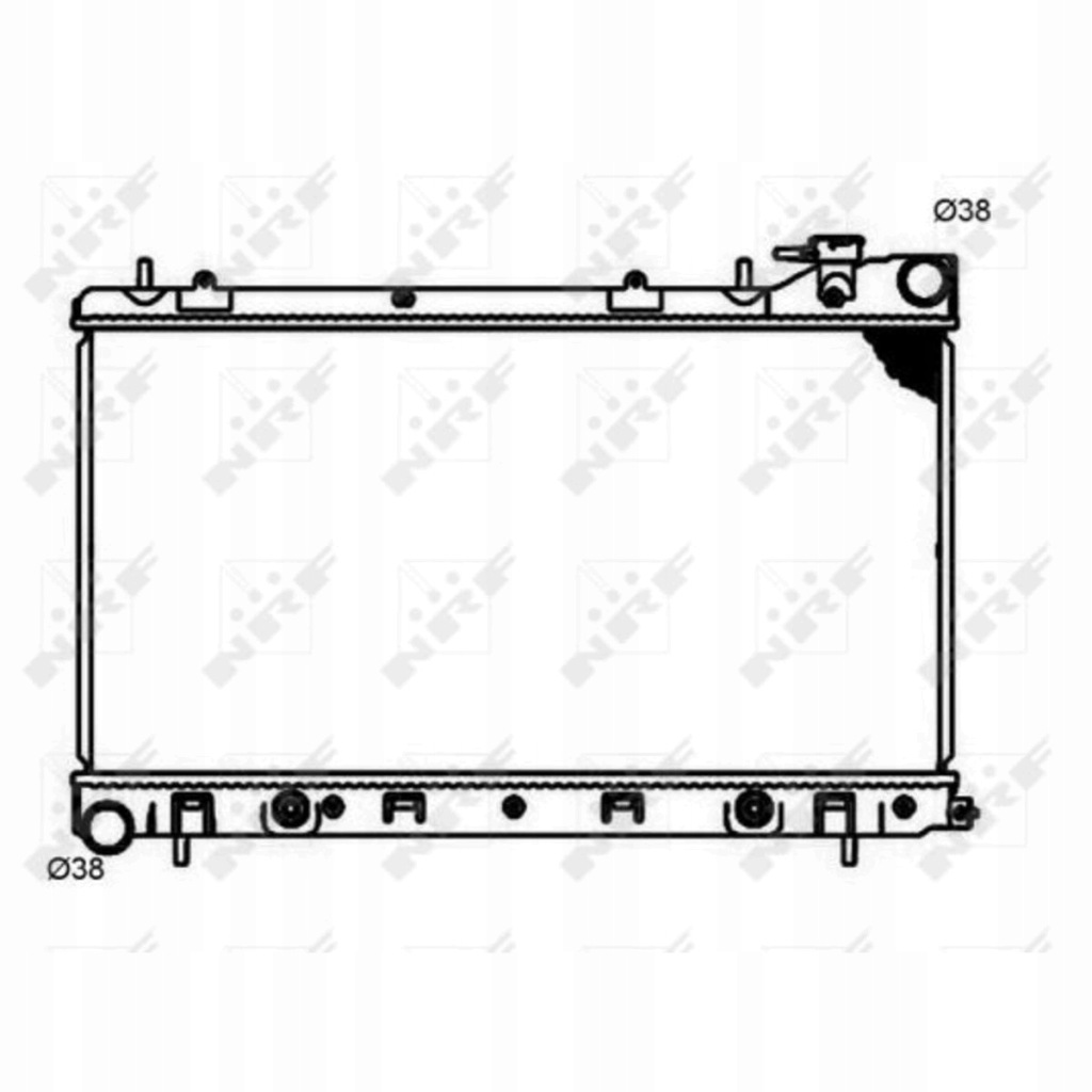 Купить Радиатор воды subaru forester sg 02-12 2.0 2.5