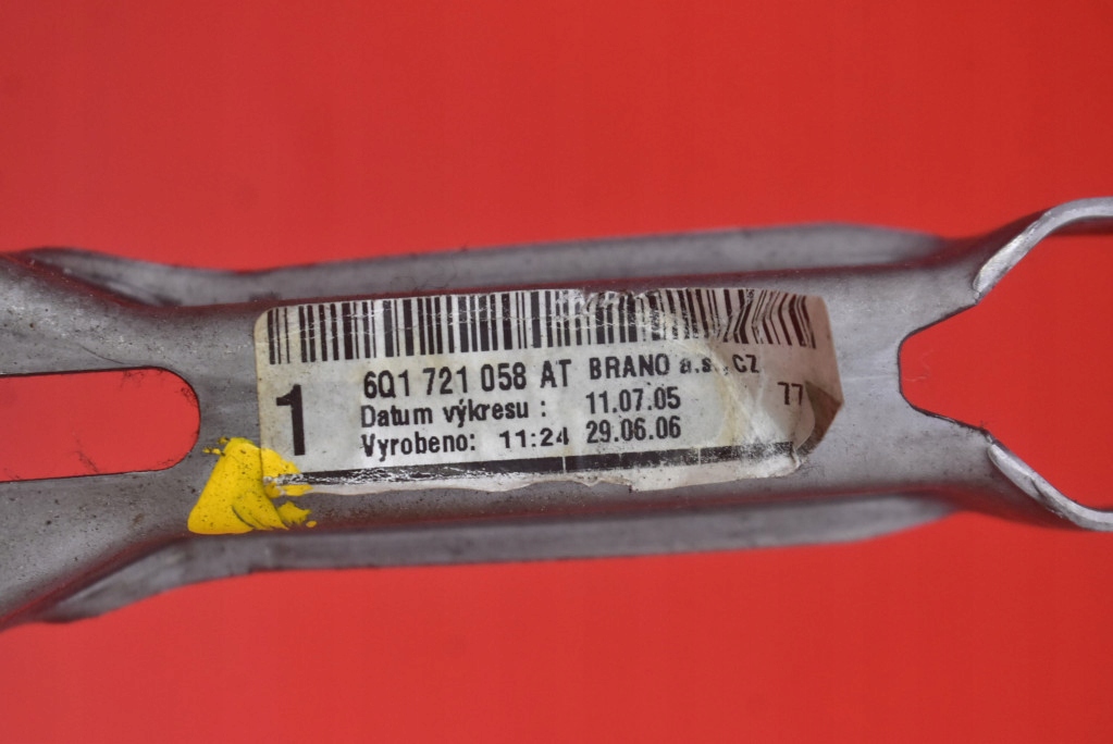 фото №6, Педаль педали тормоз сцепление 6q1721059ah skoda roomster 1.4 16v 86 km