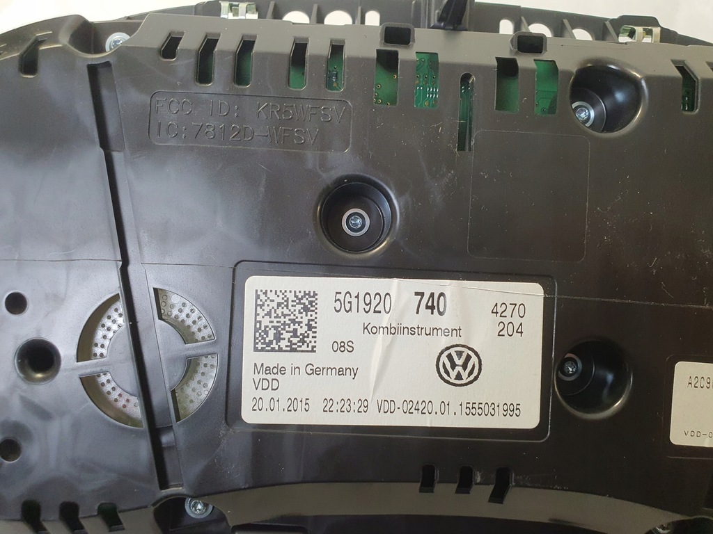 фото №6, Лічильник приладова панель прилади vw golf vii 7 5g1920740