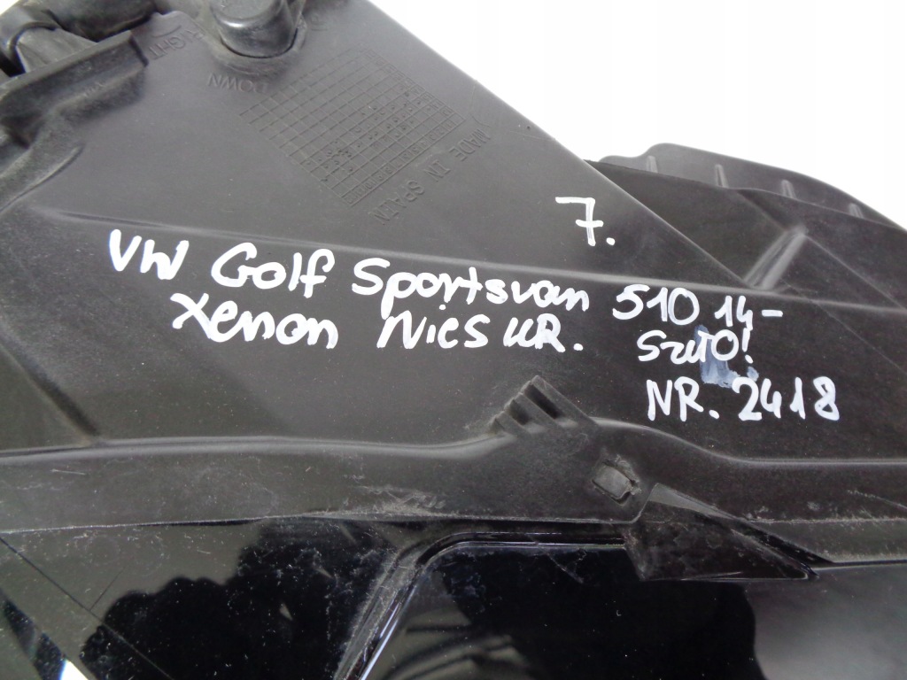 фото №8, Лампа правая vw golf sportsvan 510 14- ксенон nieskr