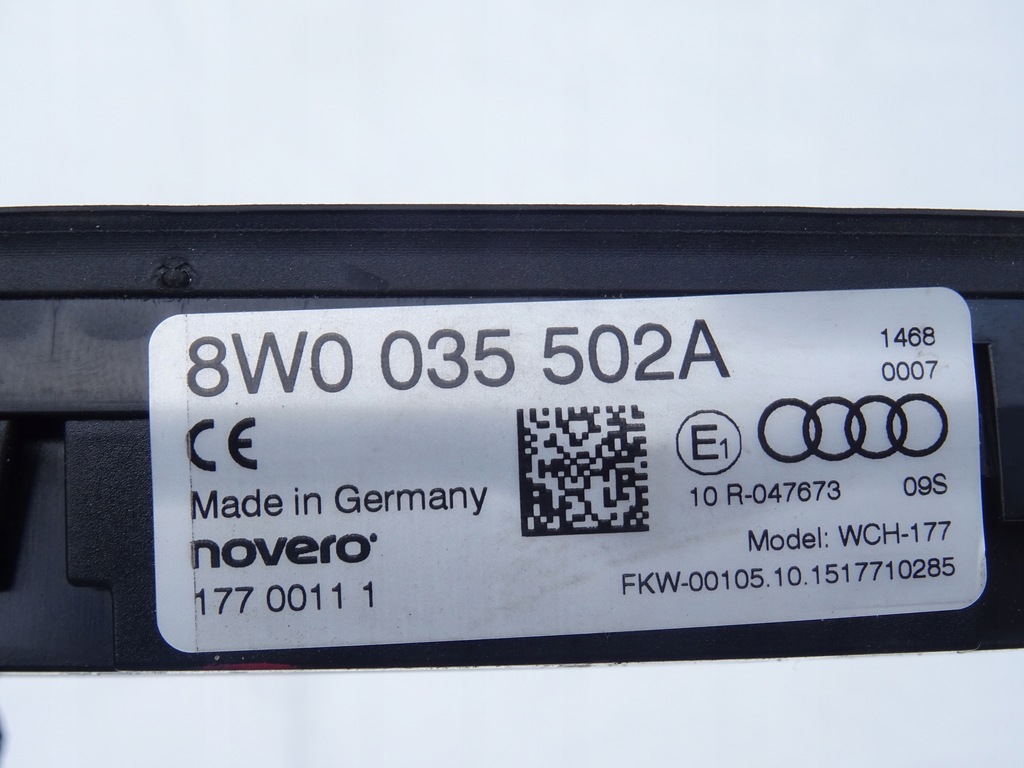 фото №7, Антенна зарядное устройство индукционная audi a4 b9 8w0 a5 ii 2 f5 8w0035502a