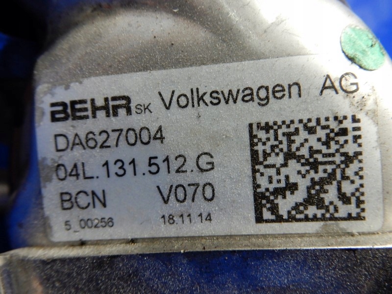 фото №7, Радіатор вихлопних газів egr vw caddy iii lift 2.0 tdi