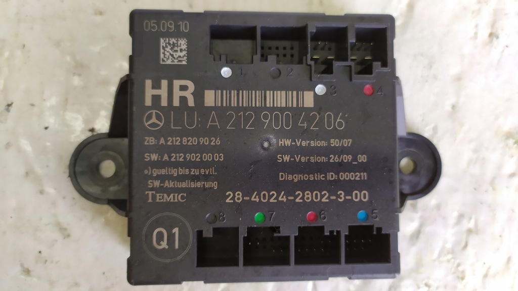 фото №1, Mercedes w204 модуль двері a2129004206