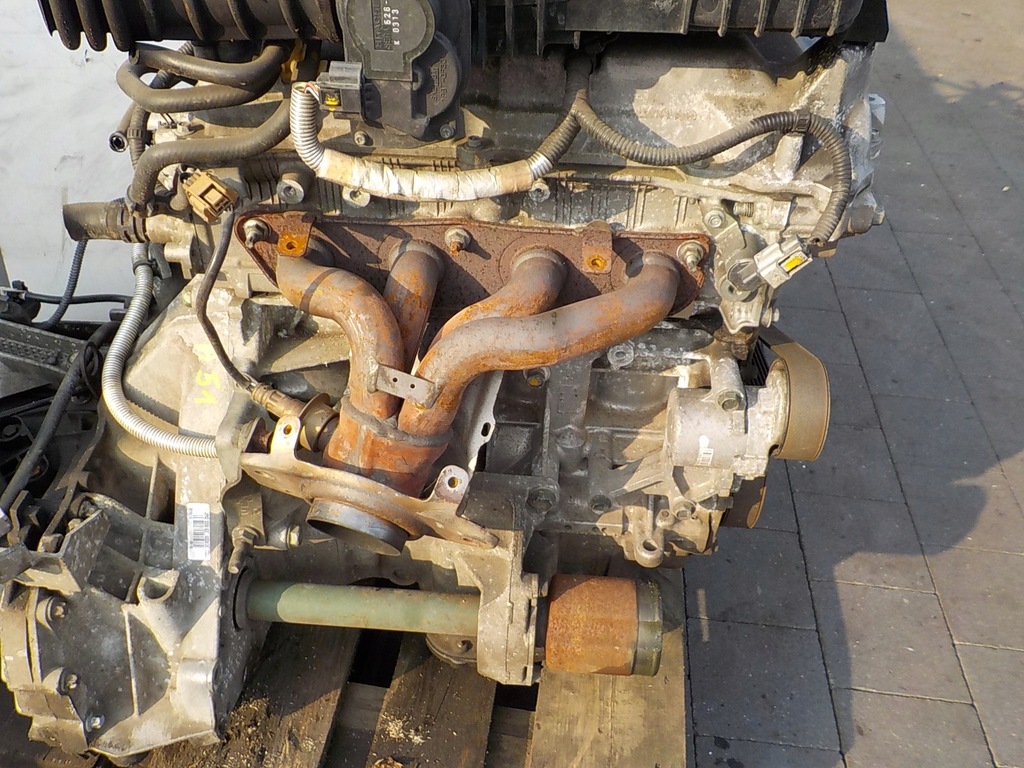 фото №7, Qashqai j10 12r 1.6 16v 117km двигатель hr16de kompletny 8 форсунок euro5