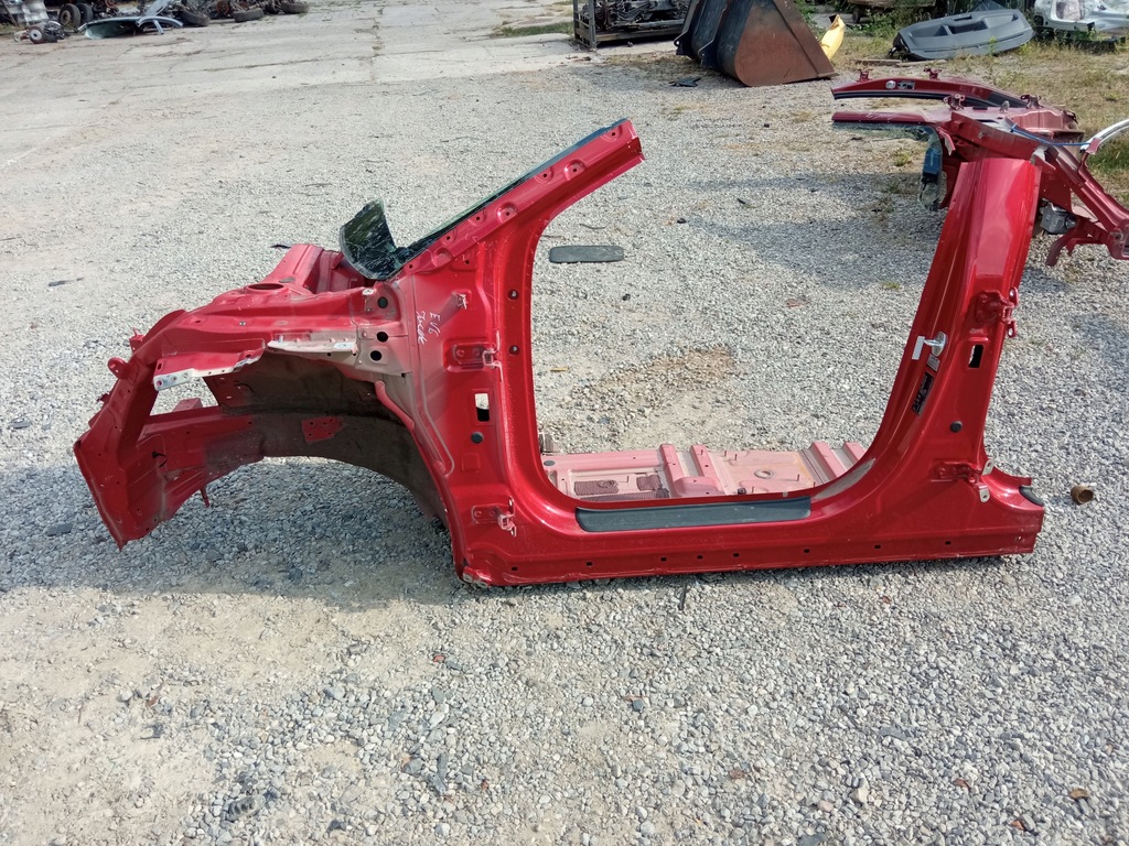 фото №1, Kia ev6 четверть левая передняя блок двигателя порог лонжерон