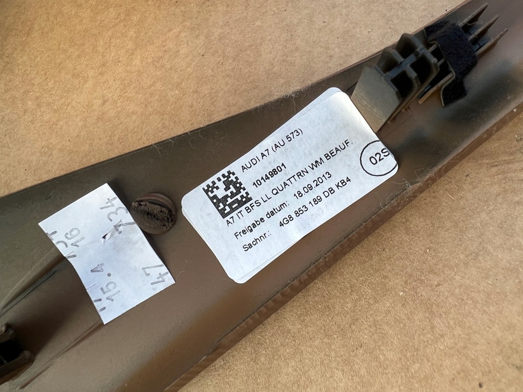 фото №15, Audi a7 c7 4g накладки декори декоративні nussbaum beaufort kb4 drewno jachtowe