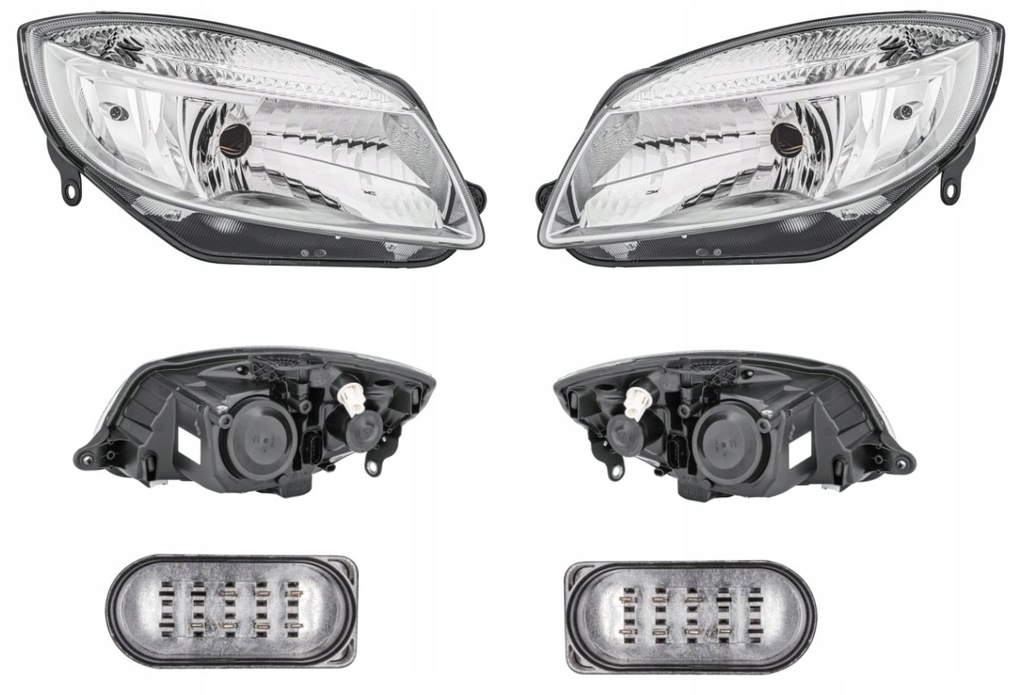 фото №1, Фара skoda fabia roomster 06- l+p hella