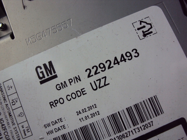 фото №7, Радио cd opel astra iv j