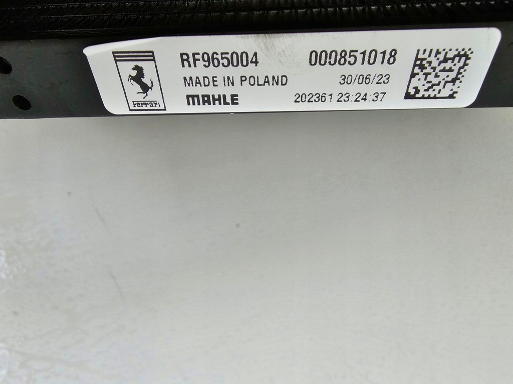 фото №10, Pas передний радиатор комплект ferrari 12 cilindri f167