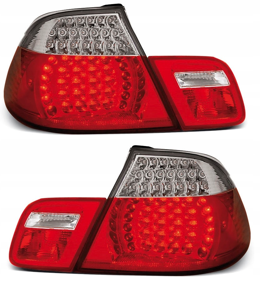 фото №1, Лампи задня bialo червоні тюнінг bmw 3 e46 cabrio