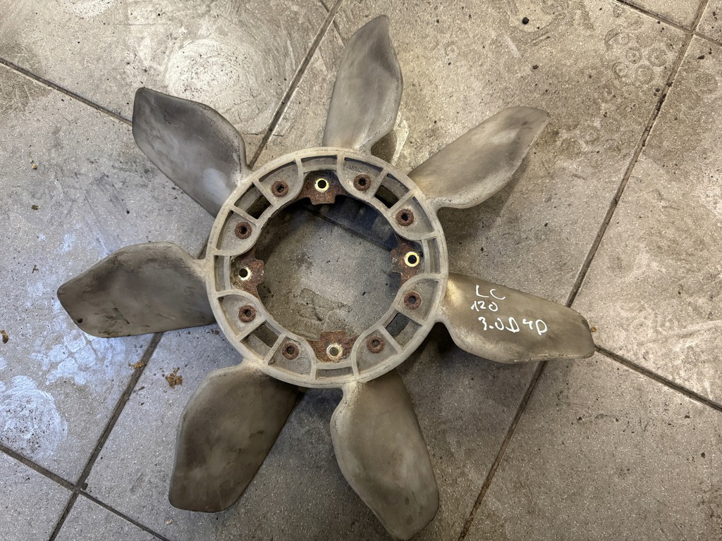 фото №1, Вентилятор вентилятор лопасть toyota land cruiser 120 ogyginał