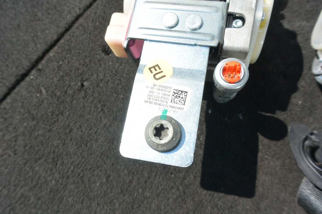 Ремінь безпеки перед правий лівий tesla model s Зі Шроту