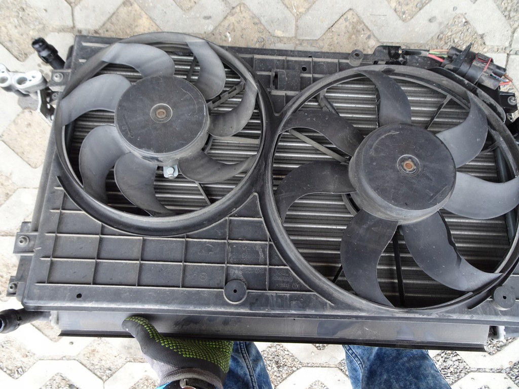 фото №5, Skoda octavia ii fl 1.4 tsi радиатор, вентилятор