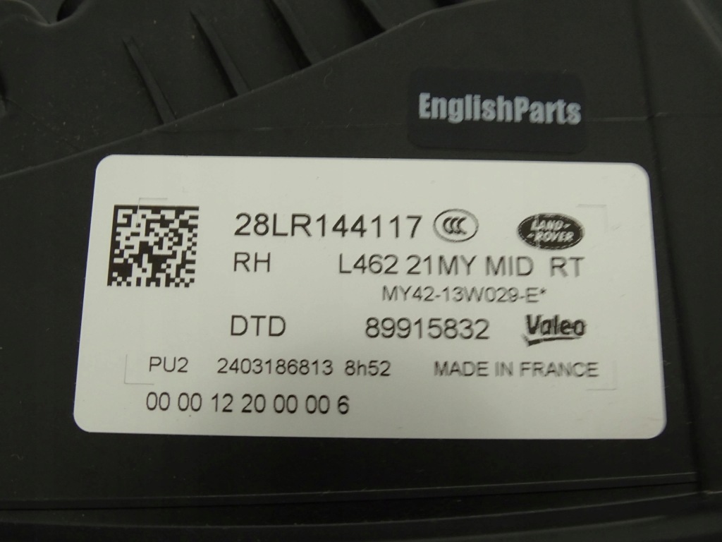 фото №12, Nowa оригинальная лампа rh led eu mid discovery 5 v l462 my21 2021- lr144117