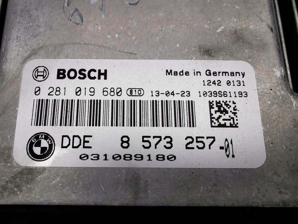 фото №8, Bmw 5 f10 f11 блок керування двигуна 2013 0281019680