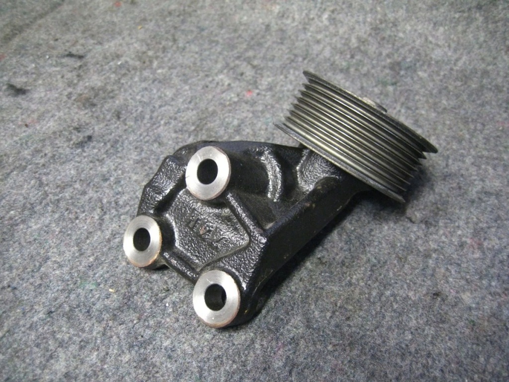 фото №3, Honda crv cr-v 02-06 ролик натяжитель кронштейн 2,2 n22a2