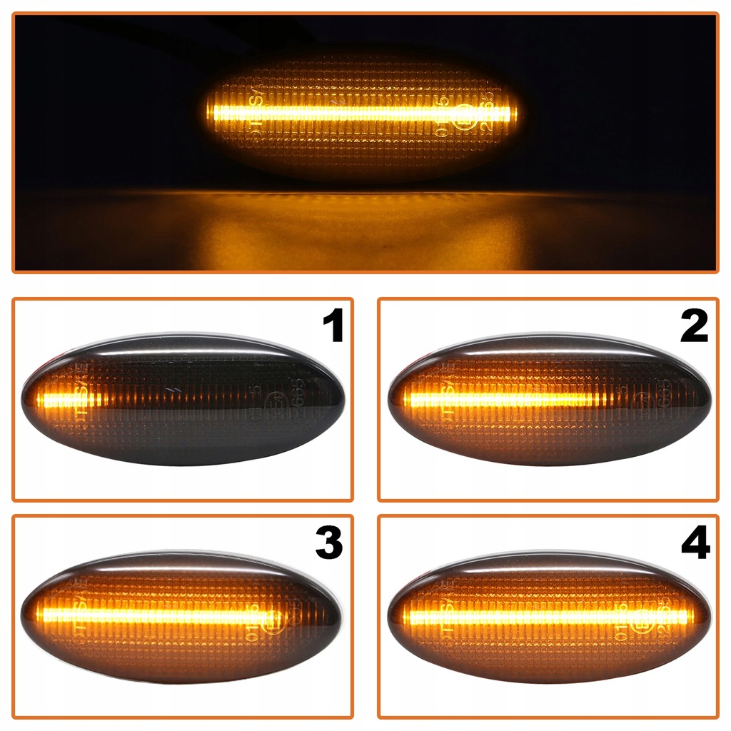 фото №4, Opel vectra b 95-02 поворотники плаваючі led