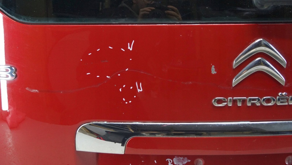 фото №6, Крышка багажника багажника задняя citroen c3 picasso lift k489