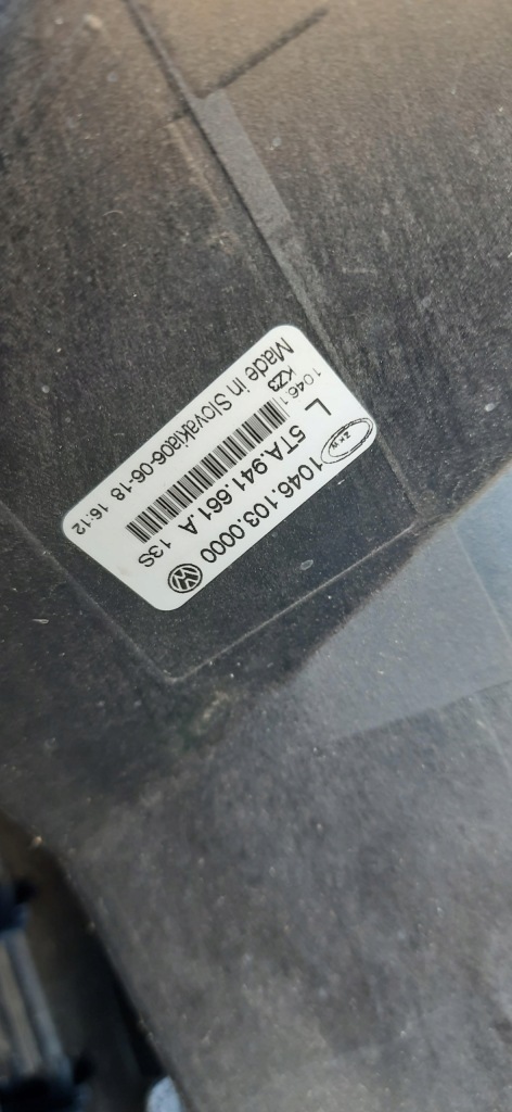 фото №12, Бампер перед 6xpdc kompletny vw touran ii lc5b