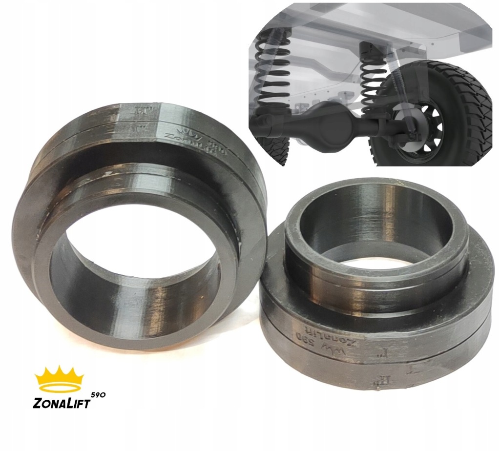 фото №1, Hyundai terracan 99r-06r прокладки pod пружины na задняя lift 5cm / 2 cale