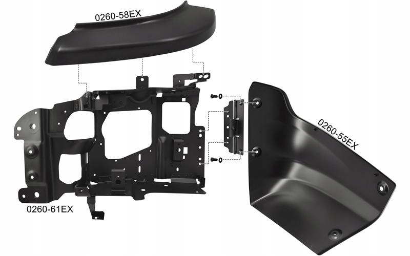 фото №5, Iveco t-way защита фара верхний левая заглушка лампы