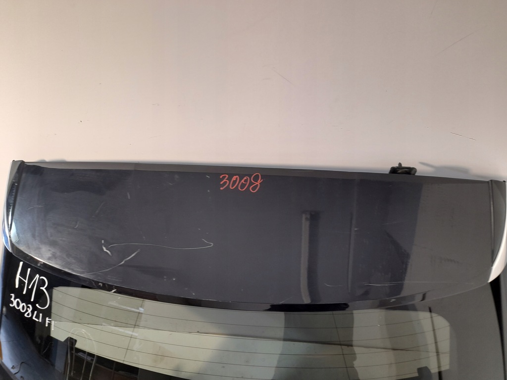 фото №7, Peugeot 3008 ii lift задняя крышка багажника h13
