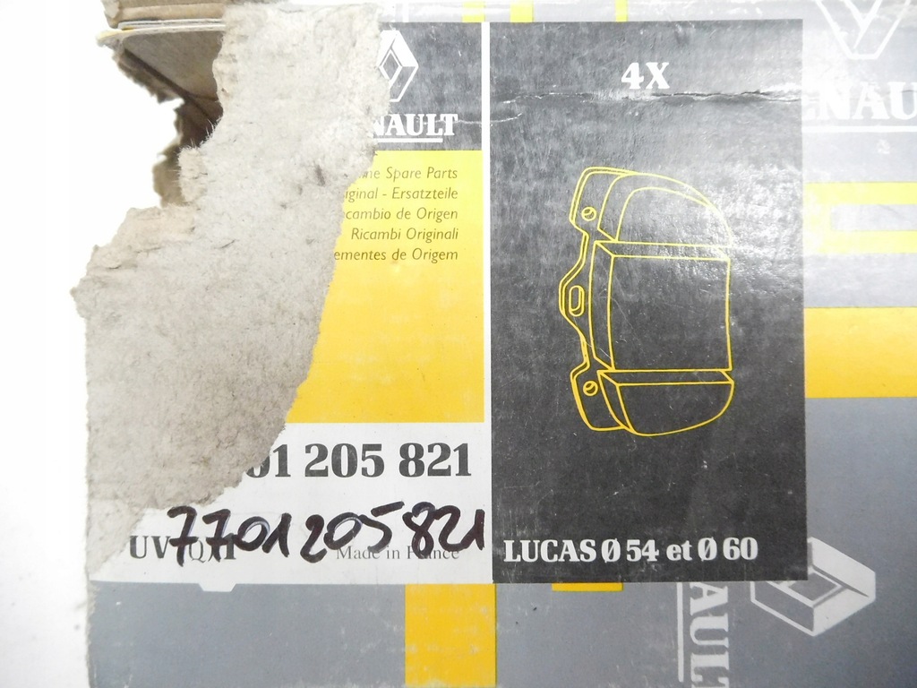 фото №8, Гальмівні колодки гальмівні renault espace laguna megane оригінальний номер 7701205821