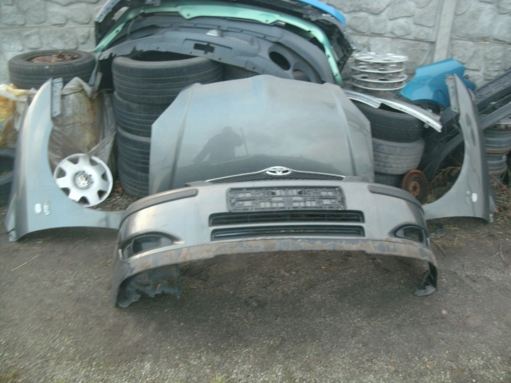 фото №1, Toyota corolla e12 капот крылья бампер перед 1c3