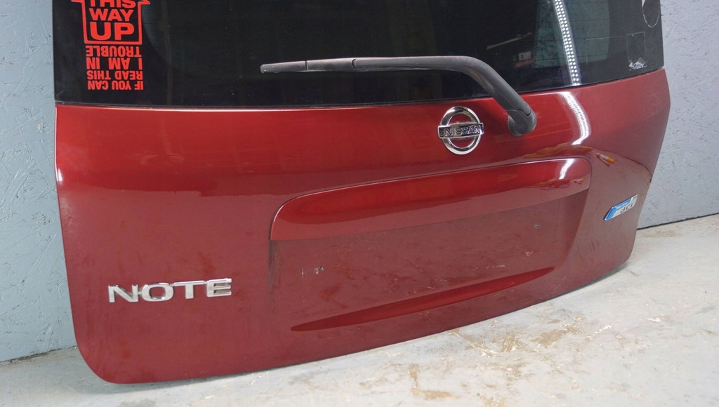 фото №12, Nissan note e11 lift крышка багажника задняя багажника k617
