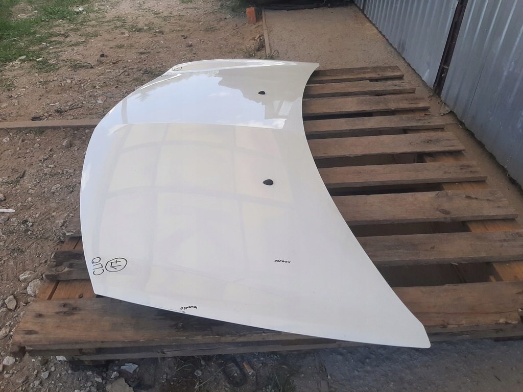 фото №7, Капот кришка двигуна renault clio iii lift білий оригінальна ov369